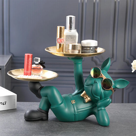 Charming Bulldog Decor Figurines