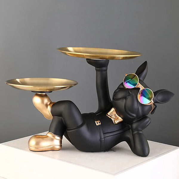 Charming Bulldog Decor Figurines