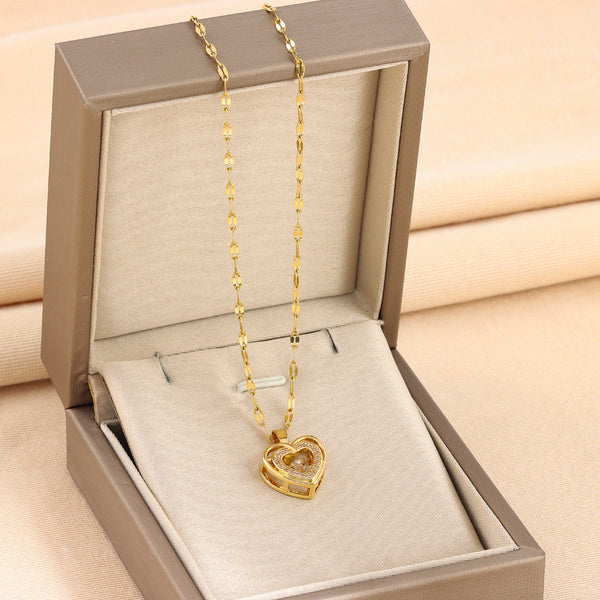 Sparkling Heart Necklace