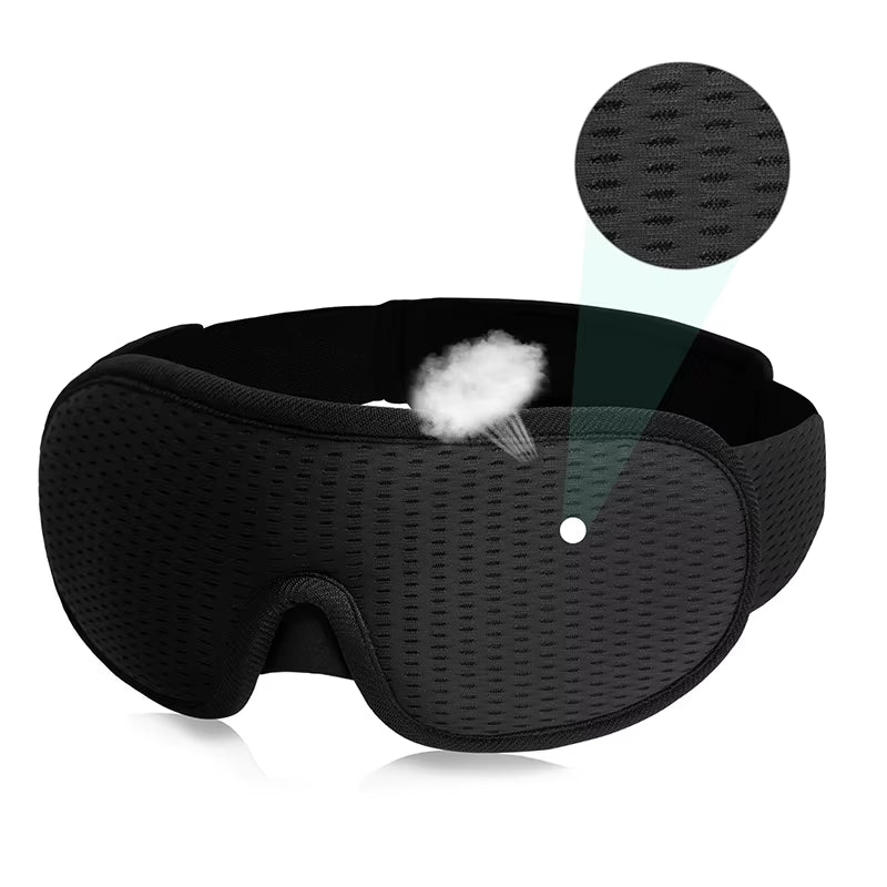 3D Sleeping Mask Block Out Light Sleep Mask for Eyes Soft Sleeping Aid Eye Mask for Travel Eyeshade Night Breathable Slaapmasker