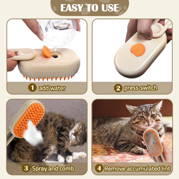 Steamy Cat Care Comb