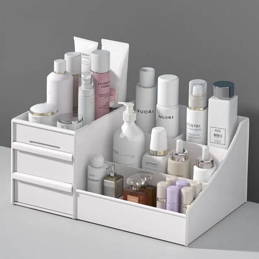 White Drawer Cosmetic Organizer