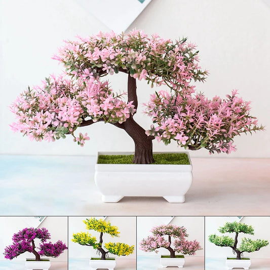 Lifelike Bonsai Tree Decor