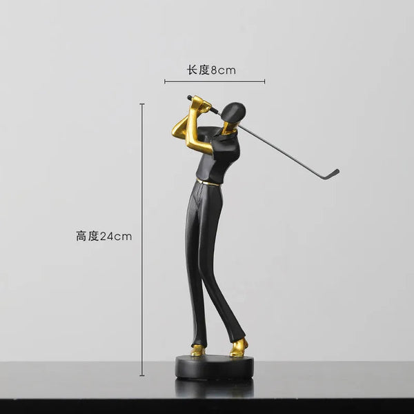 Elegant Golf Sculpture Decor