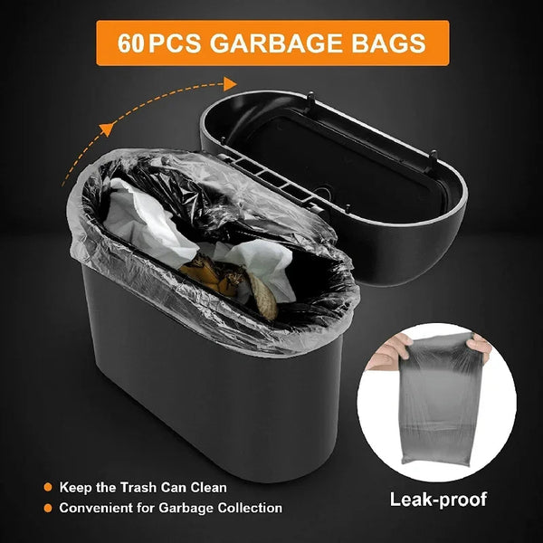 Mini Car Trash Bin with Lid