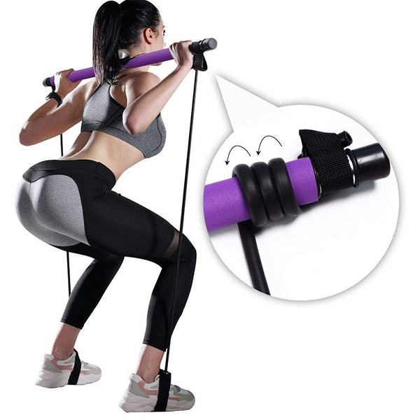 Portable Pilates Fitness Bar Kit