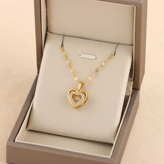Sparkling Heart Necklace