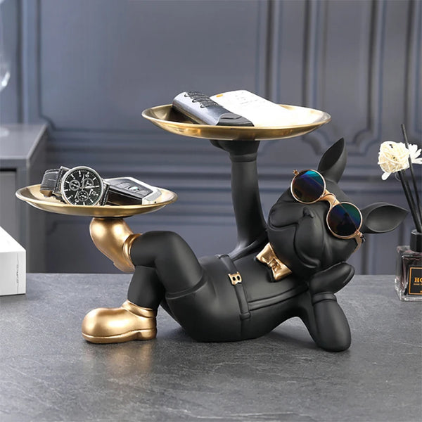 Charming Bulldog Decor Figurines