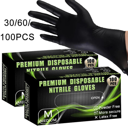 GripGuard Flexi Black Gloves